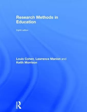 Research Methods in Education cover