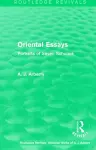 Routledge Revivals: Oriental Essays (1960) cover