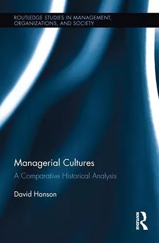 Managerial Cultures cover