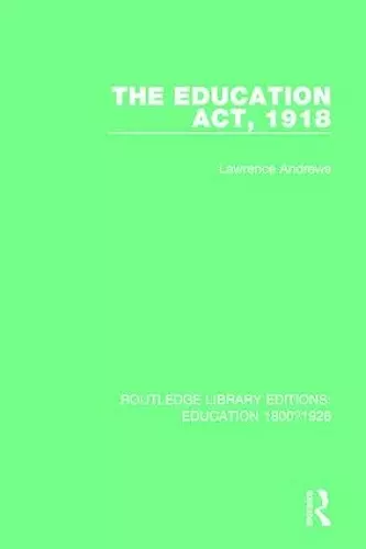 The Education Act, 1918 cover