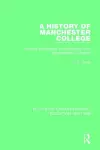 A History of Manchester College cover