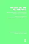 Where Did We Go Wrong? cover