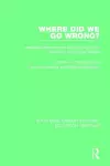 Where Did We Go Wrong? cover