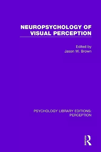 Neuropsychology of Visual Perception cover