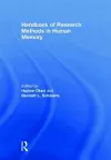 Handbook of Research Methods in Human Memory cover