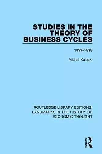 Studies in the Theory of Business Cycles cover