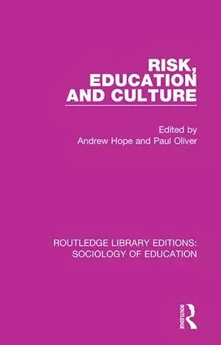 Risk, Education and Culture cover