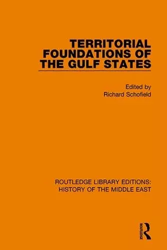 Territorial Foundations of the Gulf States cover