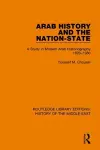 Arab History and the Nation-State cover