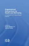 Organizational Interventions for Health and Well-being cover