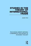 Studies in the Theory of International Trade cover