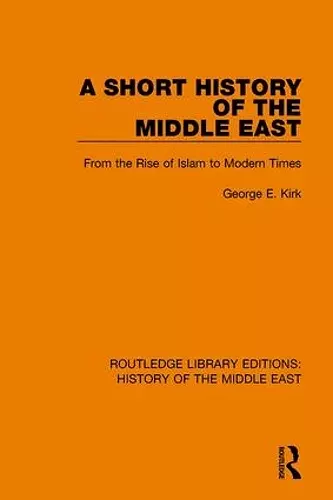 A Short History of the Middle East cover