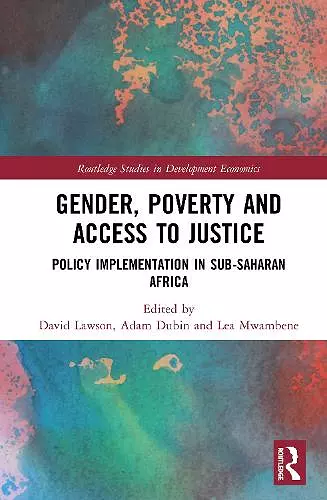 Gender, Poverty and Access to Justice cover