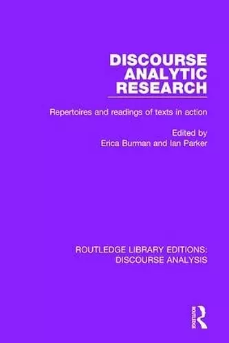 Discourse Analytic Research cover