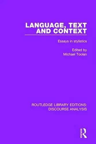 Language, Text and Context cover