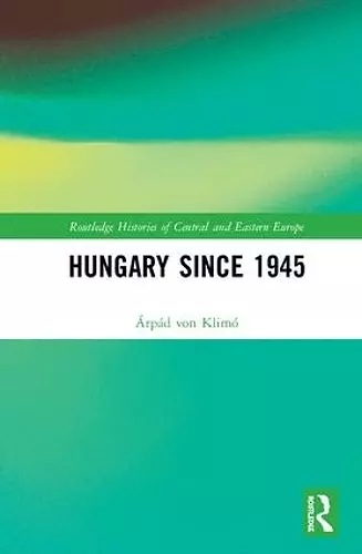 Hungary since 1945 cover