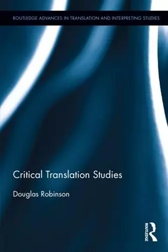 Critical Translation Studies cover