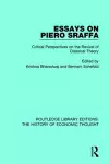 Essays on Piero Sraffa cover