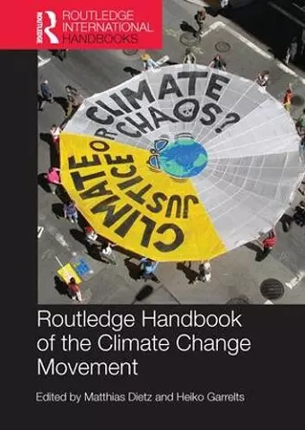 Routledge Handbook of the Climate Change Movement cover