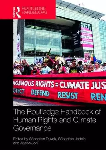 Routledge Handbook of Human Rights and Climate Governance cover