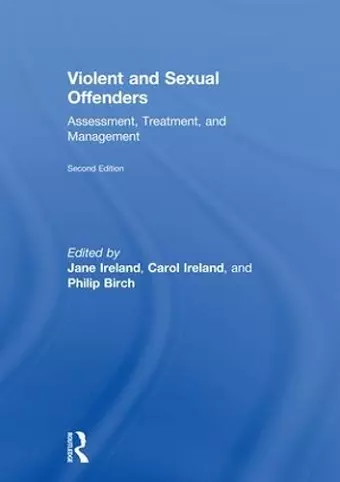 Violent and Sexual Offenders cover