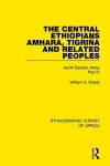 The Central Ethiopians, Amhara, Tigriňa and Related Peoples cover