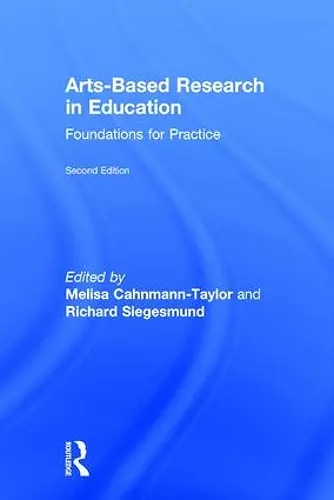 Arts-Based Research in Education cover