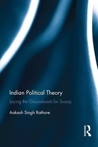 Indian Political Theory cover