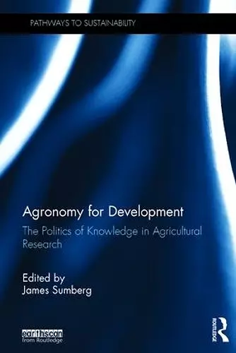 Agronomy for Development cover