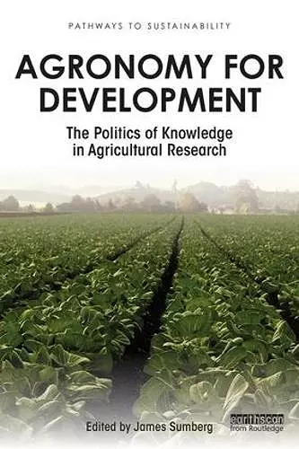 Agronomy for Development cover