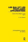 Les Bali et les Peuplades Apparentées (Ndaka-Mbo-Beke-Lika-Budu-Nyari) cover