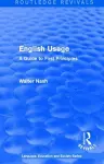 Routledge Revivals: English Usage (1986) cover