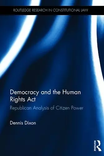 Democracy and the Human Rights Act cover