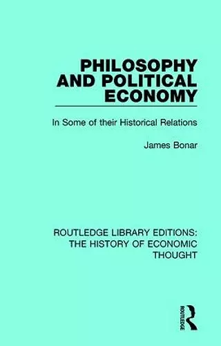 Philosophy and Political Economy cover