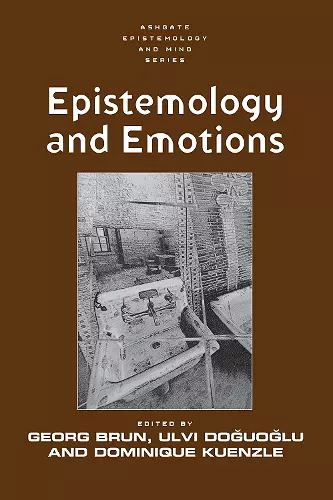 Epistemology and Emotions cover