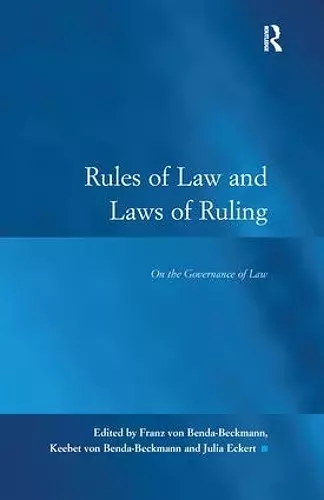 Rules of Law and Laws of Ruling cover