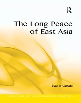 The Long Peace of East Asia cover