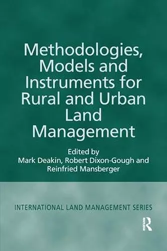 Methodologies, Models and Instruments for Rural and Urban Land Management cover