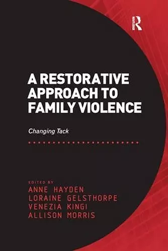 A Restorative Approach to Family Violence cover