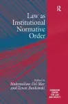 Law as Institutional Normative Order cover