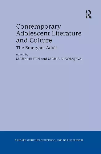 Contemporary Adolescent Literature and Culture cover