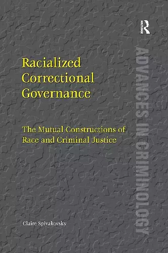 Racialized Correctional Governance cover