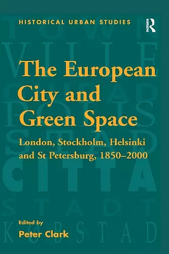 The European City and Green Space cover