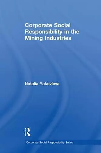 Corporate Social Responsibility in the Mining Industries cover