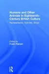 Humans and Other Animals in Eighteenth-Century British Culture cover