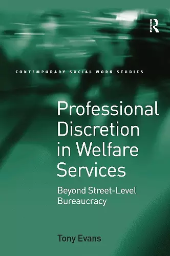 Professional Discretion in Welfare Services cover