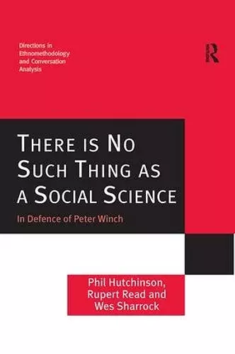 There is No Such Thing as a Social Science cover