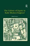 The Culture of Equity in Early Modern England cover