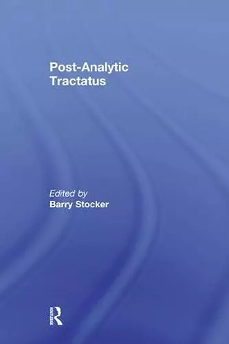 Post-Analytic Tractatus cover