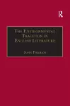 The Environmental Tradition in English Literature cover